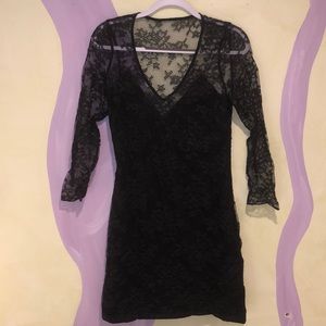 Express black dress